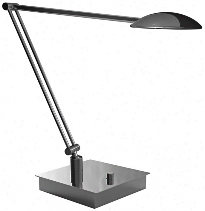 Mondoluz La Cirque Chromium Led Desk Lamp With Jointed Arm (v7376)