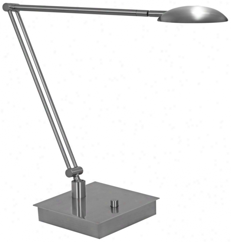 Mondoluz La Cirque Platinum Led Desk Lamp Wirh Jointed Arm (v7375)