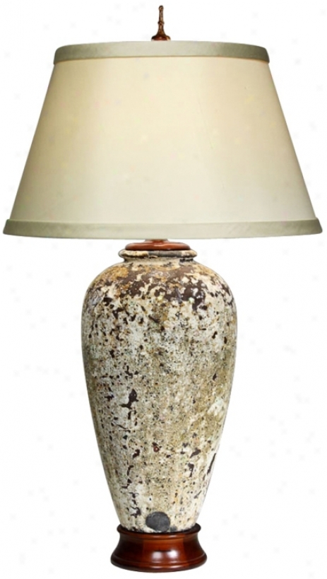 Natural Light Aquarius Ceramic Table Lamp (p5216)