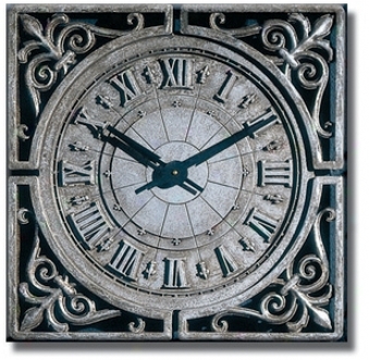 Neew Orleans French Quarter 22" Wide Square Wall Clock (m0279)