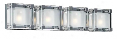 Nice Cube Four Light 26 1/2" Wide Ada Bathroom Light (h4261)