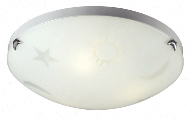 Night Sky 16" Wide Ceiling Light Fixture (44464)