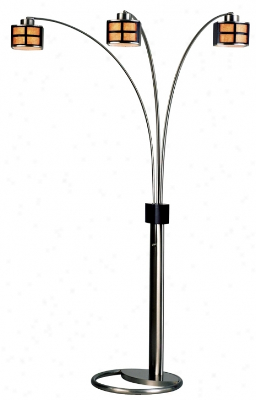 Nova Ventana Three Light Arc Floor Lamp (83294)