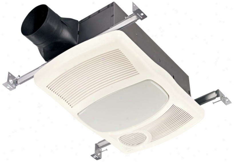 Nutone 100 Cfm Heater And Light Bathroom Fan (t0052)