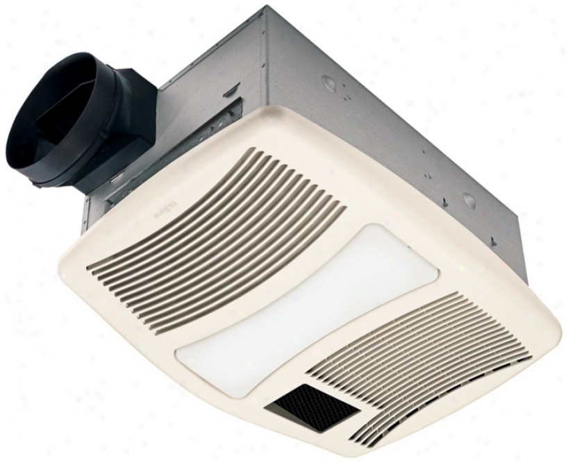 Nutone 110 Cfm Heater And Cfl Light Bath Exhaust Fan (6209)