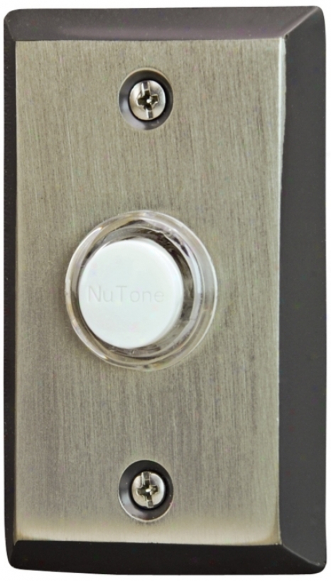 Nu5one Ingot Pewter Wired Push Button Doorbell (t0177)