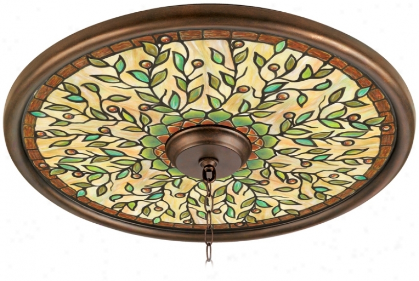 Olive Dance 24" Bronze Polishing Ceiling Medallion (02777-g7139)