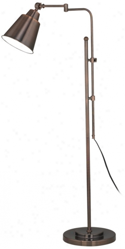 Ott-lite Provo Oil-rubbed Bronze Adjustable Floor Lamp (u7248)