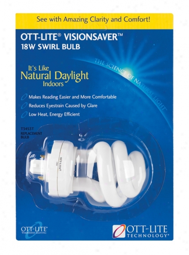 Ott-litee Vusionsaver&#8482; 4-pin 18 Watt Plug-in Swirl Bulb (16710)