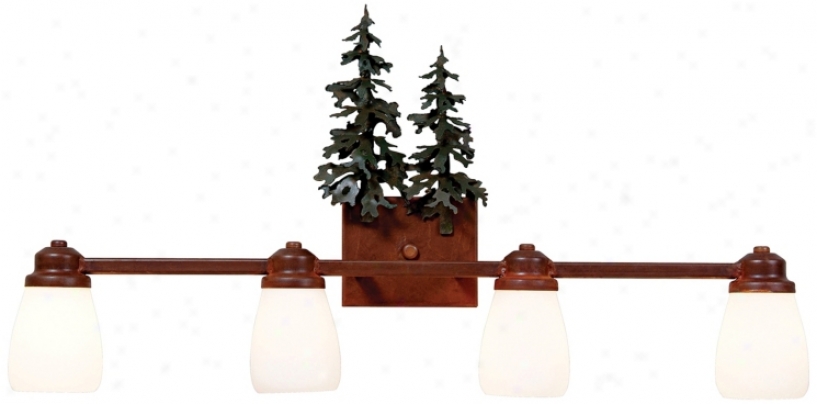 Parkshire Collection 3d Cedar 30" Wide Bathroom Light (j0561)