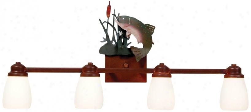 Parkshire Collection Trout 30" Wide Bathroom Light Fixturd (j0562)