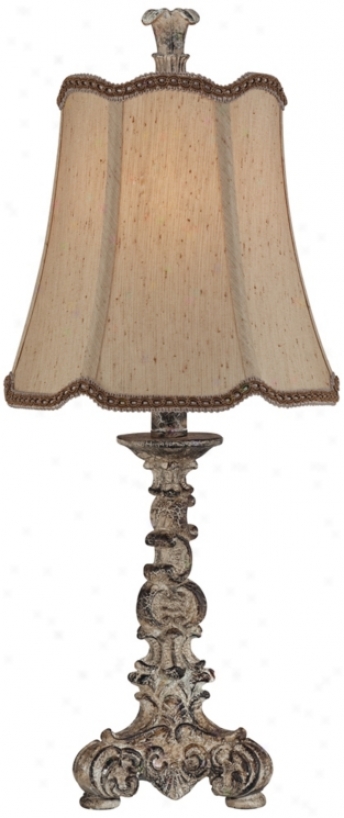 Petit French Candlestick Accent Lamp (t8529)