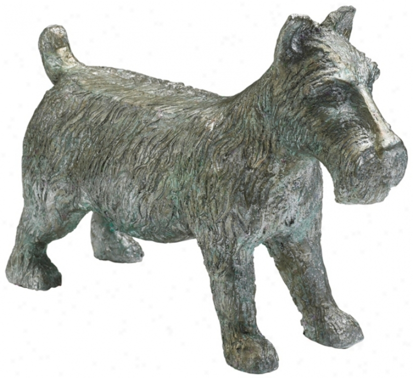 Pewter Finish Collectibld Large Scottie Dog Token (r0262)