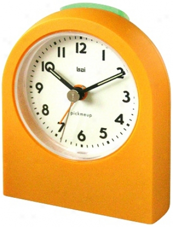 Pick-me-up Orange Alarm Clock (v8512)