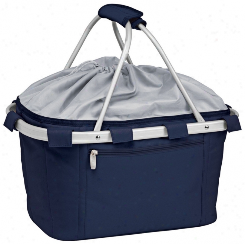 Picnic Time Metro Collapsible Navy Basket (w182)