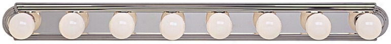 Picture Frame 48" Wide 8-light Chrome Bath Light (30722)