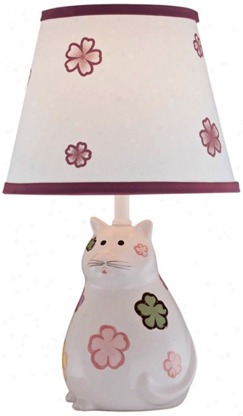 Stab Meow Kitty Ceramic Table Lamp (x8458)