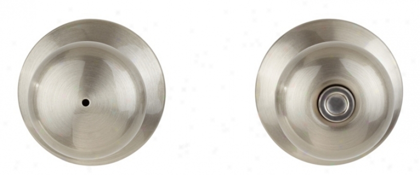 Plymouth Privacy Satin Nickel Schlage Door Knob (25636)