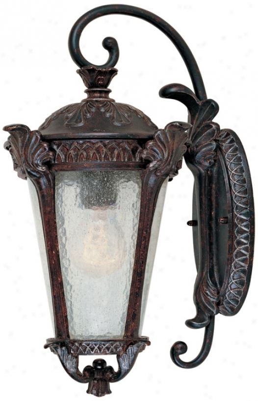 Pompiia Distressed Bronze 17" High Outdoor Wall Light (j6486)