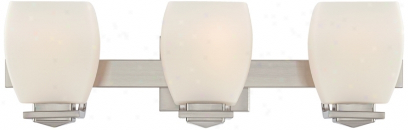 Possini 22" Wide Brushed Nickel Bathroom Wall Light (t6348)