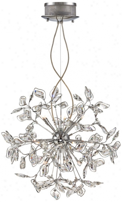 Possin iEuro 25 1/2" Wide Modern Crystal Pendant Light (v8487)