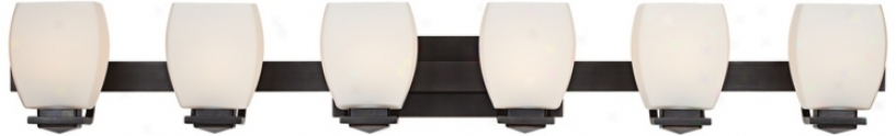 Possini Euro Bronze 6-light Bathroom Wall Light (v2868)