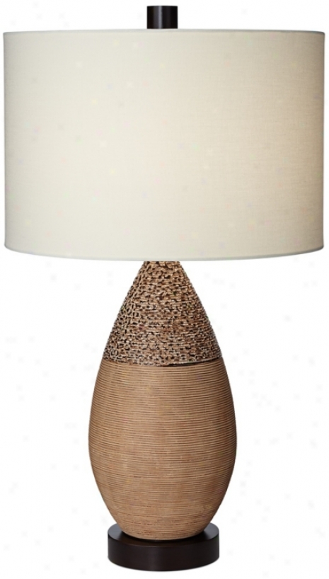 Possini Euro Clay Ceramic Table Lamp (e2186)