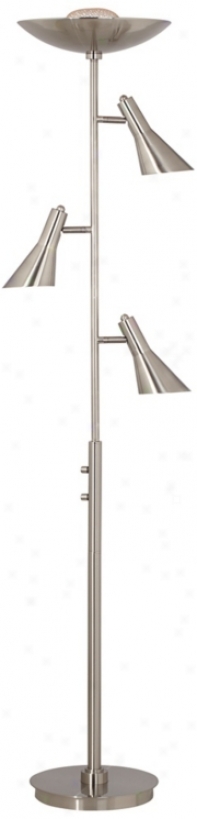 Possini Euro Design 4-in-1 Torchiere Overthrow Lam (t5629)