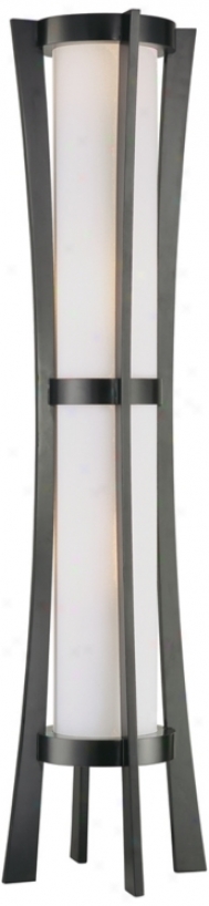 Possini Euro Design Concave Tower Torchiere Floor Lamp (n5810)