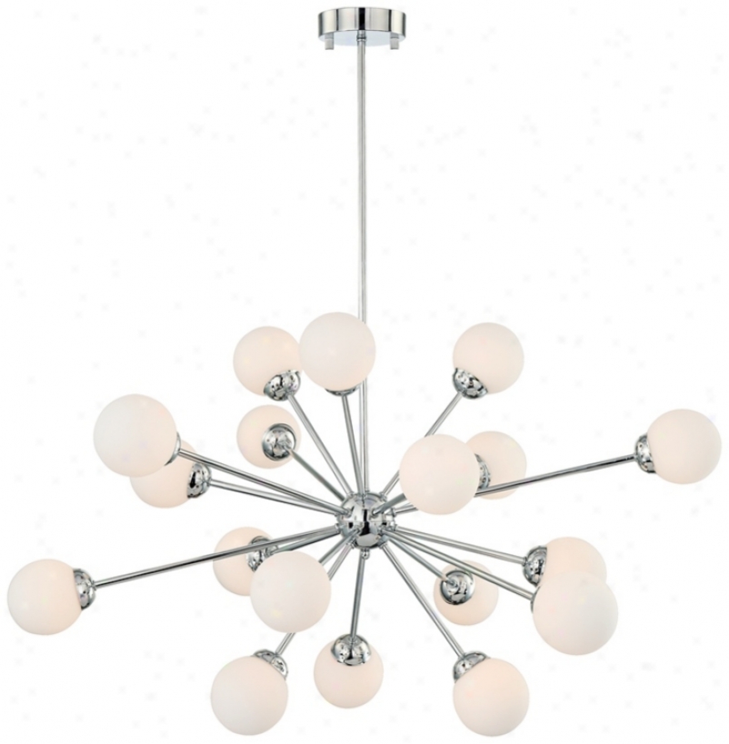 Possini Euro Design Opal Glass Pendant Chandelier (95323)