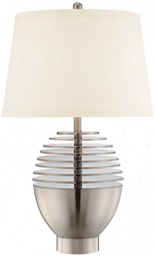 Posssini Euro Floating Disc Oval Table Lamp (w4158)