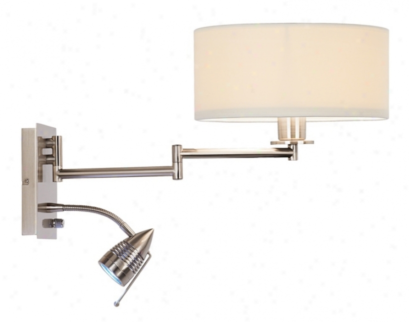 Possini Euro Led Reading And Swing Arm Wall Light (27377)