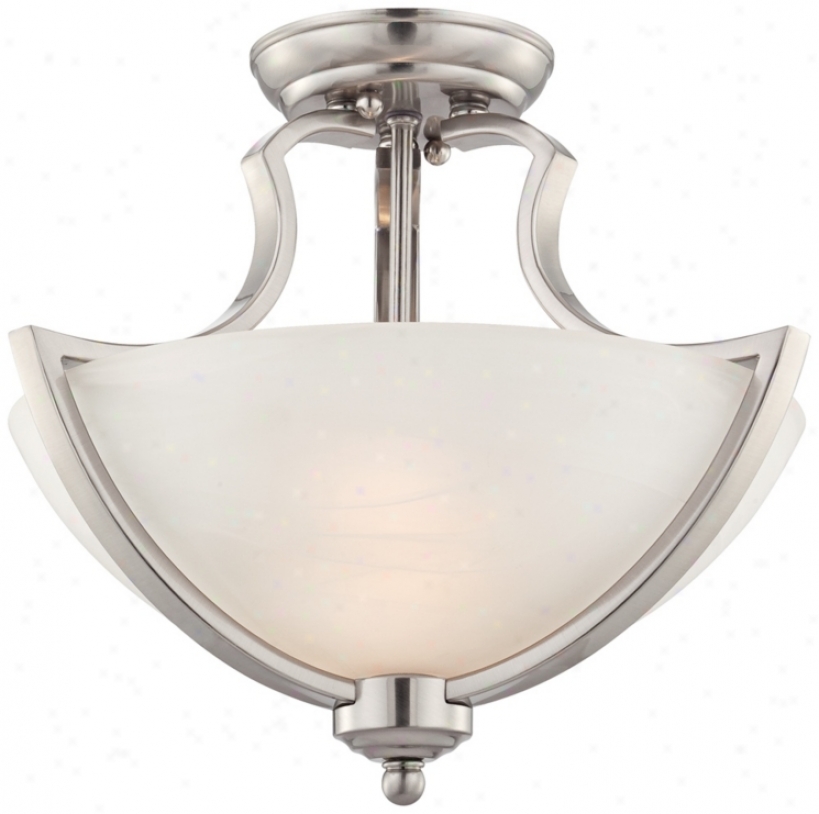 Possini Euro Milbury Collection Semiflush Ceiling Fixture (t8973)