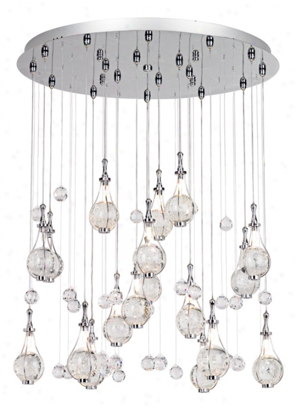 Possini Eurp Paperweight Crysyal Chandelier (12270)