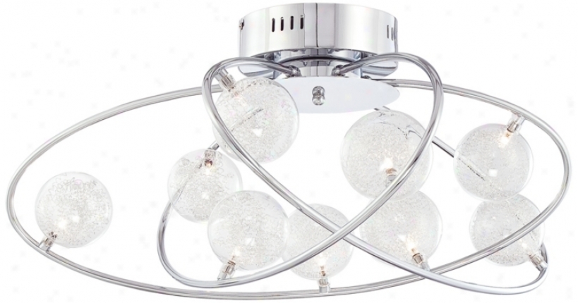 Possini New Orbit Chrome Finish 23 3/4" Wide Ceiling Light (p0315)