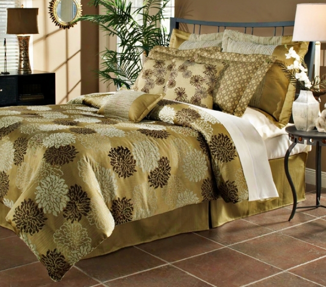 Prescott 11-piec eQyeen Bedding Set (h6021)