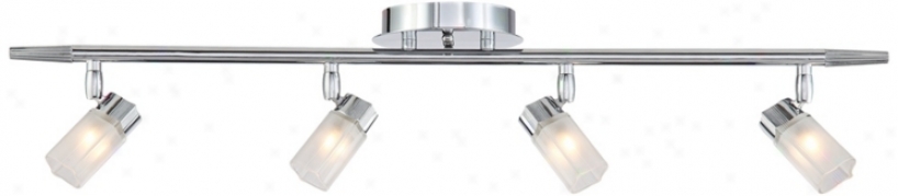 Pro Track&#174; 200 Watt Chrome Tapered Bar Ceiling Fixture (26691)