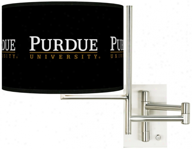 Purdue University Knife Swing Arm Wall Light (k1148-y3251)