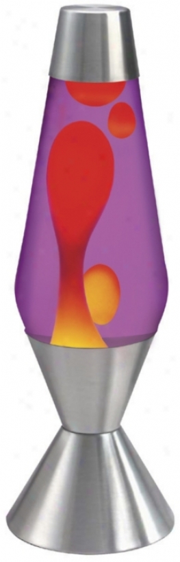 Purple And Yellow Large Lava Lamp (61029)