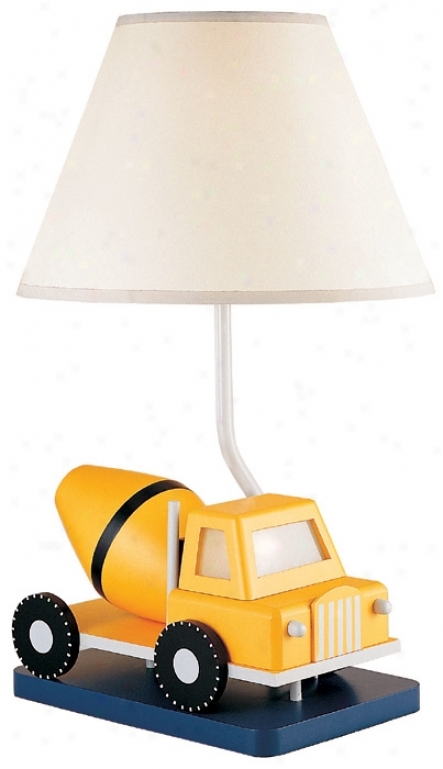 Ready To Work! Cement Mixer Table Lamp (45634)