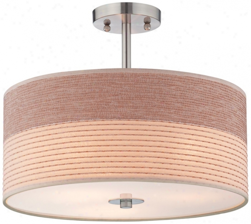 Relaxar 16" Wide Semi-flush Ceiling Light (w7497)