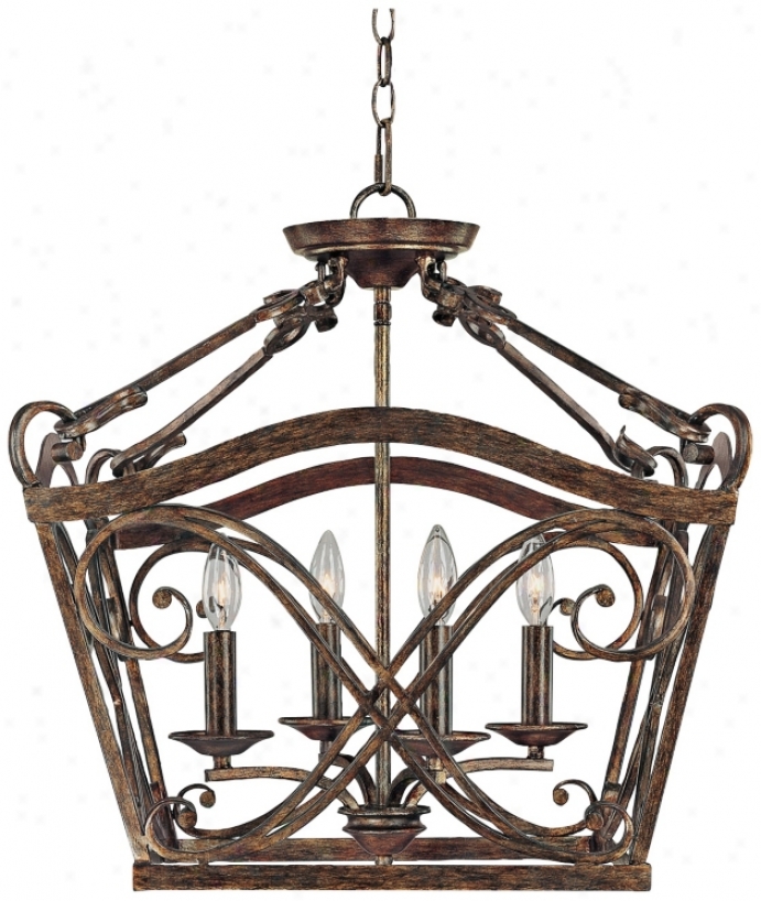 Reserve Collection 20 1/2" Wide 4-light Foyer Chandelier (r7514)