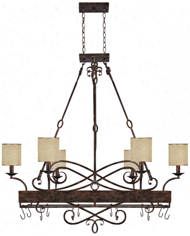 Reserve Collection 48" Wide Potrack Chandelier (r7513)