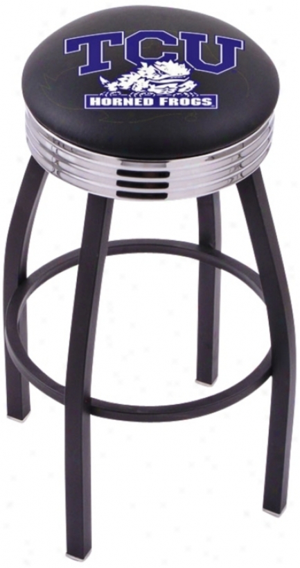 Retro Texas Christian University Barstool (t8990)