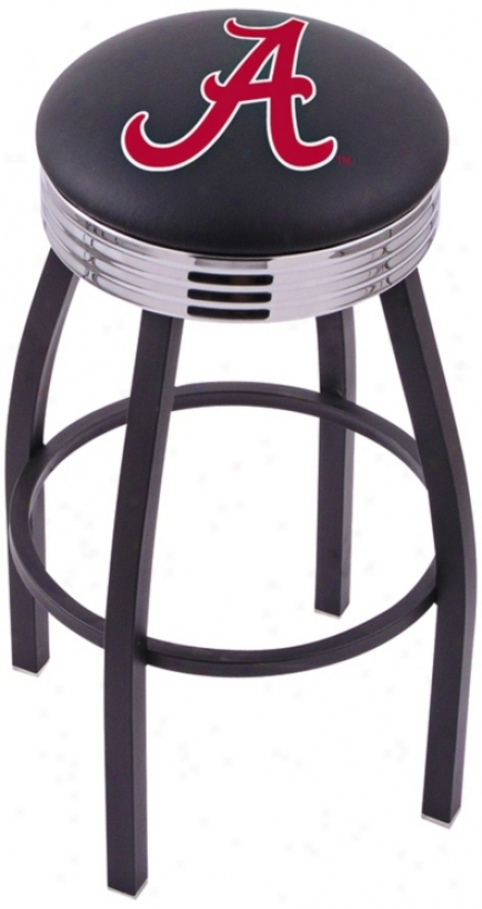 Retro University Of Alabama Sccript Barstool (t8996)