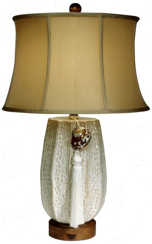 Returning Tide Ceramic Table Lamp By The Natudal Light (f9401)