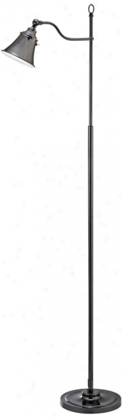 Revere Black Nickel Led Floor Lamp (u9133)