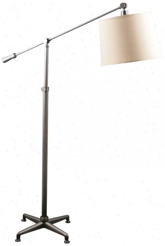 Rincon Industrial Style Mission Brnze Adjustable Floor Lamp (u9471)