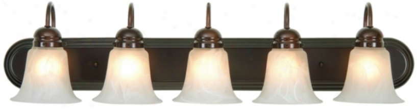 Ronan Collection Bronze 36" Wide Bathroom Light Fixture (28147-87743)