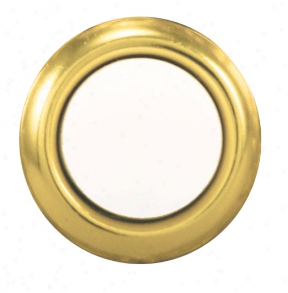 Round Gold And Pearl Replacement Doorbell Button (k6332)